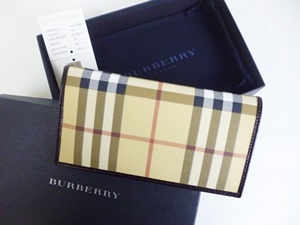 BURBERRY　バーバリー　2つ折り　長財布