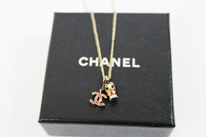 CHANEL シャネル ドールフェイス ロゴ ネックレス