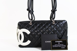 CHANEL シャネル　カンボンライン　ボーリングバッグ