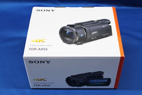 ソニー　4Kビデオカメラ　ハンディカム　FDR-AX55