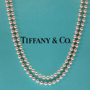 TIFFANY&Co. ティファニー ロング ボールチェーン ネックレス Sv925 ...