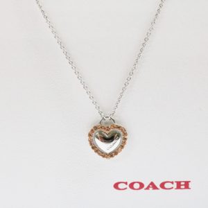 COACH コーチ ロゴ ハート ネックレス