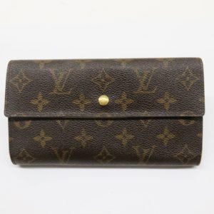 ルイヴィトン ポルトトレゾール インターナショナル M61215 モノグラム 三つ折り 長財布 LOUIS VUITTON ウォレット