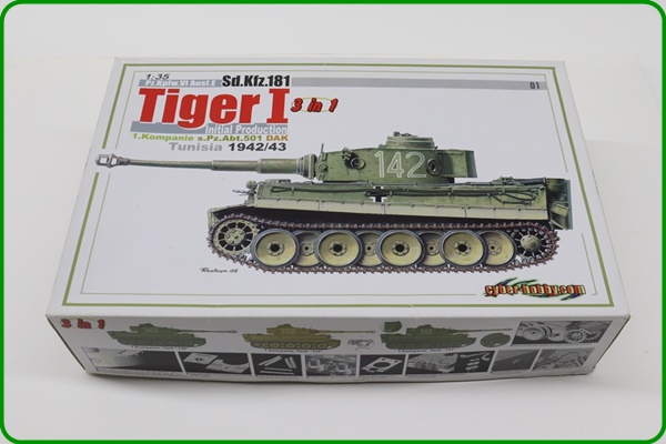 帯広市　ドラゴン　サイバーホビー　6286　1/35　Sd.Kfz.181 TIGERⅠ Initial Production　ティーガーI　プラモデル　買い取り　　