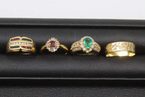 18金の指輪の買取り　リサイクルマート帯広店