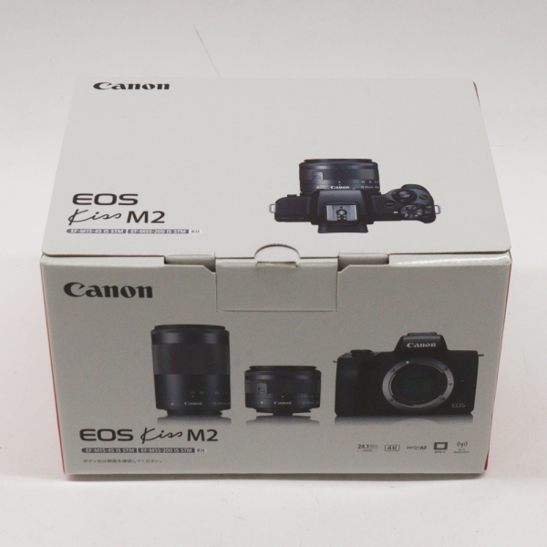 キャノン ミラーレス一眼カメラ EOS Kiss M2 ダブルズームキット 買取り